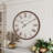 Valerie Round Metal Farmhouse Wall Clock