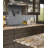 Graphite Melange Penny Round 12 in. x 13 in. Porcelain Mosaic Floor and Wall Tile-1881274887