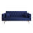 Cathal Velvet Sleeper convertible love seat sofa, American retro velvet, suitable for small living room, bedroom-497704522