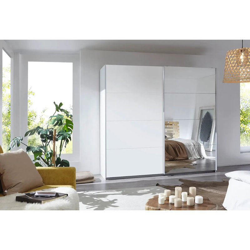 Caracas 3 Door Wardrobe, Basic, 210cm H x 226cm W x 62cm D