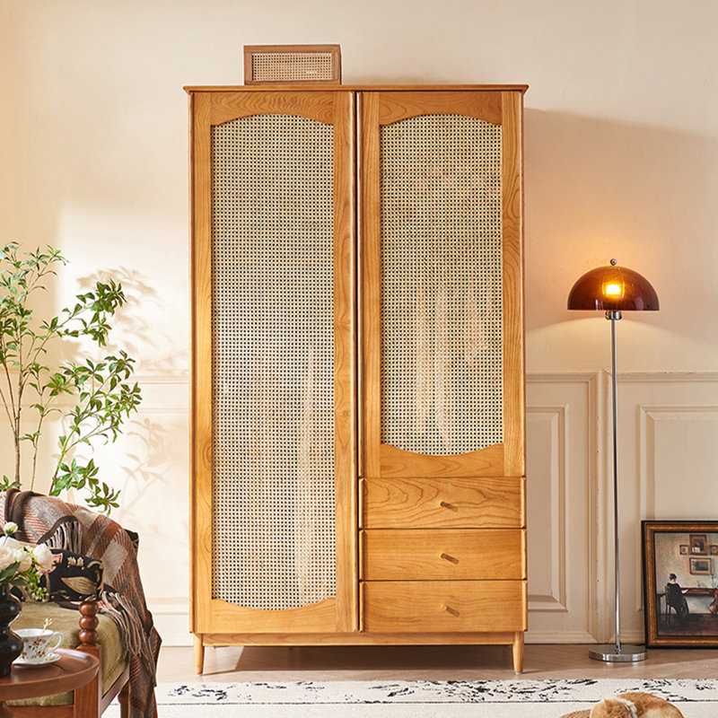 Modern Minimalist Two-door Wardrobe