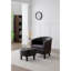 Repose-pieds demi-tonneau, brun foncé-58511665