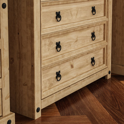 Harold Solid Wood Piece Bedroom Set