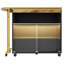 360° Rotating Bar Table With Glass Doors And Led-1633856133