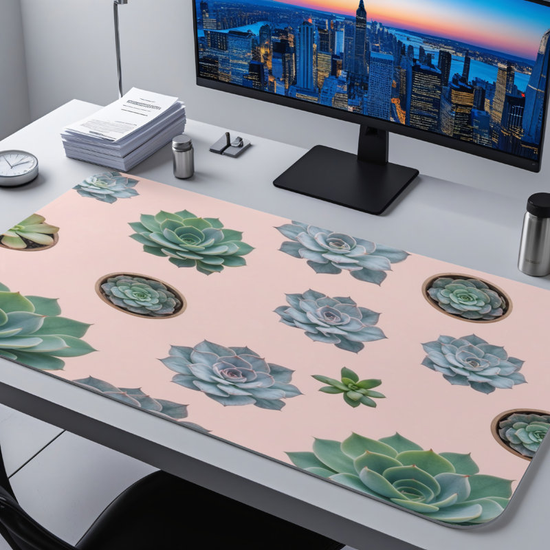 Polyester Desk Pad, 23.6x13.8