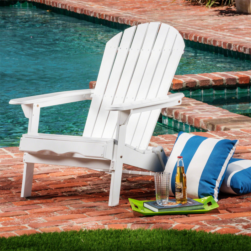 Chaise Adirondack Malibu (sans la table), Blanc