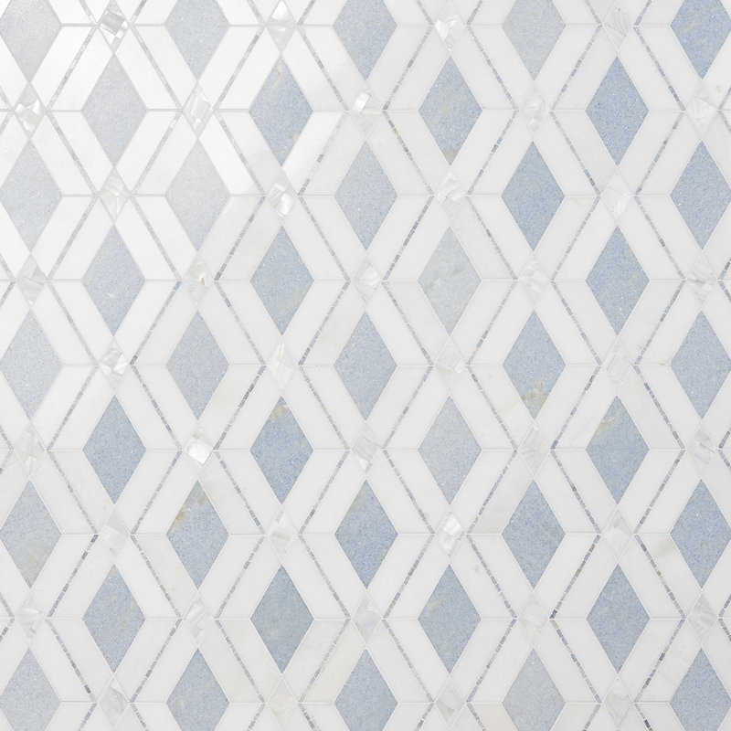 Benes 10.02 W x 10.02 L Tile, Blue Celeste