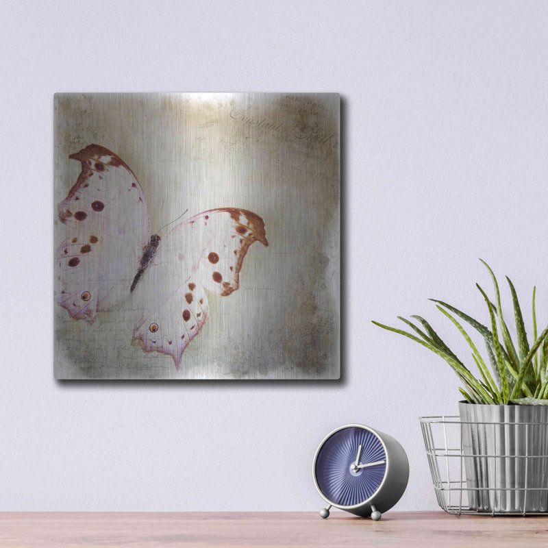«Floating Butterfly II» par Debra Van Swearingen, H 12 po x l 12 po