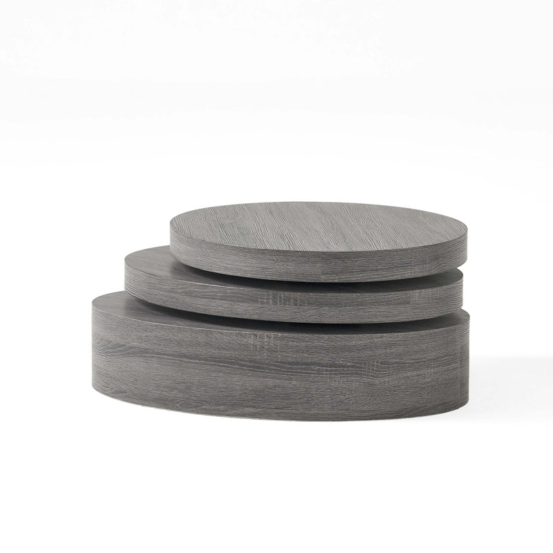 Jaydon Single Coffee Table, Black Sonoma Oak