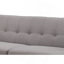 Sofa Set, Polyester Blend Fabric, Solid Wood Legs, High-Density Foam Padding With Throw Pillows & Quilted Design