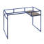Bureau Yasin avec plateau en verre et finition bleue-129887036