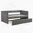 Modern Daybed Pull-Out Trundle Side Pockets Upholstery Nailhead Trim Bedroom Living Room Furniture 1Pc-1436896199