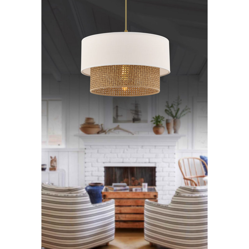 Lustre, Beige / Blanc