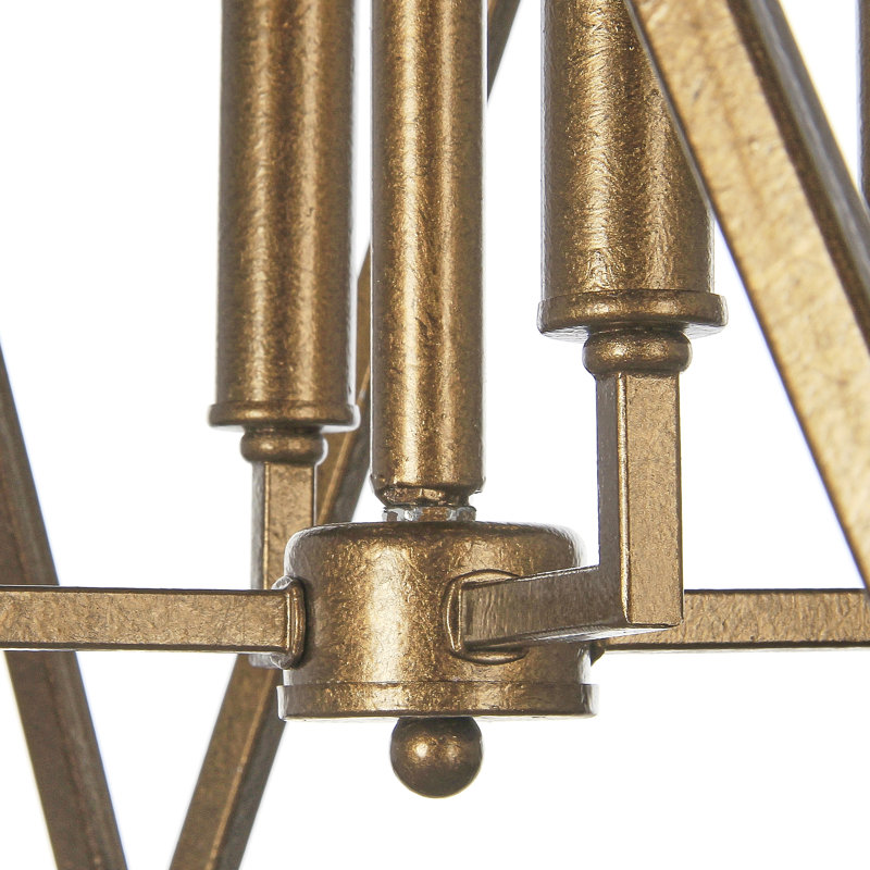 Ansley 4 - Light Lantern Geometric Pendant