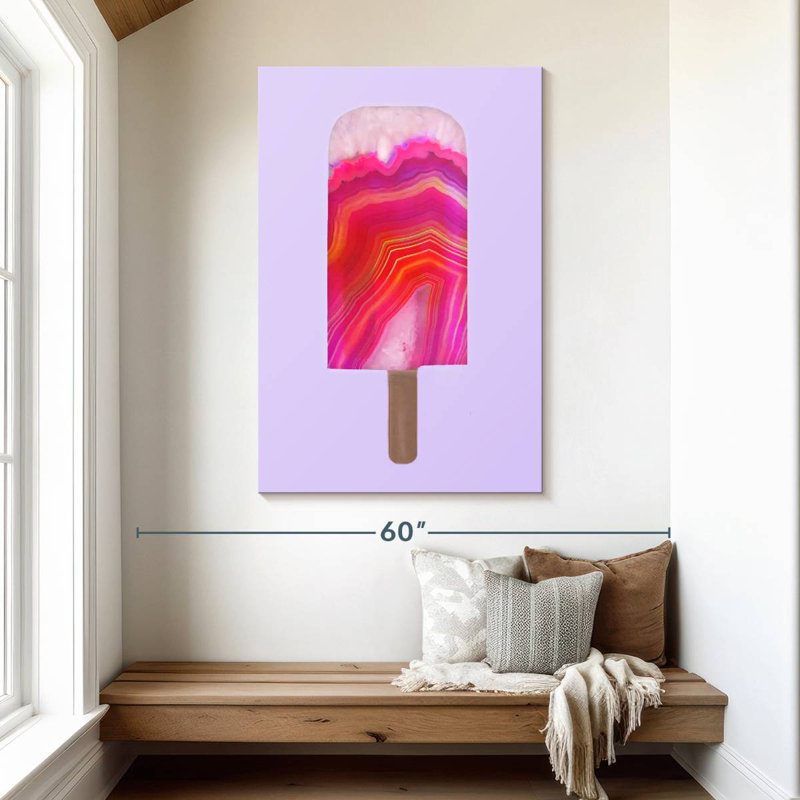Yarlin Agate Popsicle, 48" H x 32" W