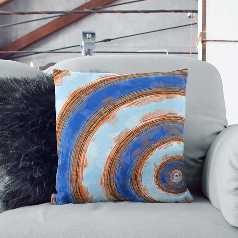 Square Throw Cushion, 40cm H x 40cm W x 15cm D