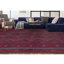 Hand-Knotted High-Quality Red and Purple Area Rug