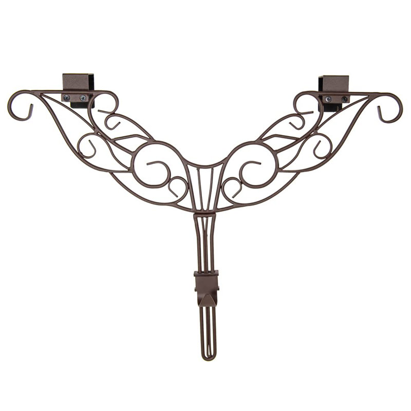 Cintres de porte d'entrée avant, Brun, H 19,5 po x l 24 po x P 3,37 po