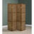 Kenabi Walnut 4-Panel Room Divider Folding Screen