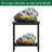 Outdoor Side Table With Storage 2 Tier End Tables Weather Resistant Outdoor Accent Table Side Table For Pool Deck Garden-438947141