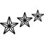 Élégant accessoire mural en métal noir 31,5 po x 17,3 po | 100% métal durable, épaisseur: 0,06 pouce | Fixation murale facile avec pièce arrière | Parfait pour la décoration intérieure et les intérieurs modernes, design élégant et fonctionnel