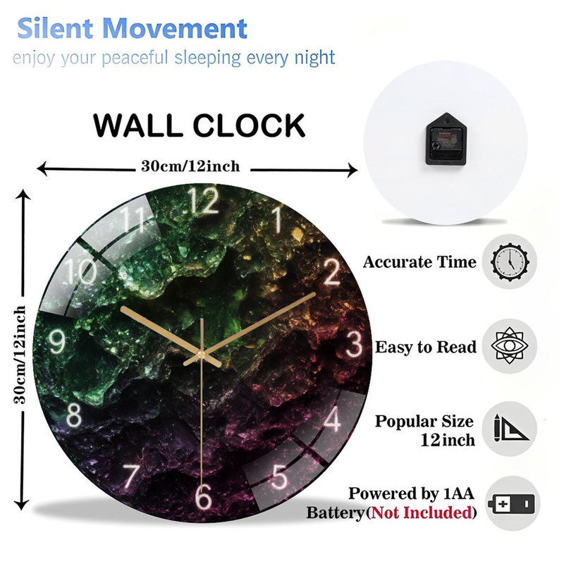 Horloge murale horloge murale 12 "