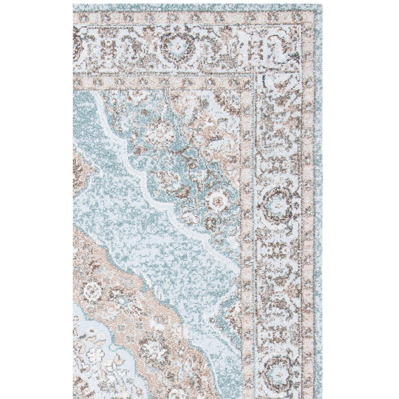 Algona Oriental Handmade Tufted Sage/Green Area Rug, Runner 2'3" x 8'