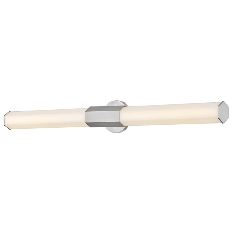 Facet 1 - Light LED Bath Sconce, Polished Nickel