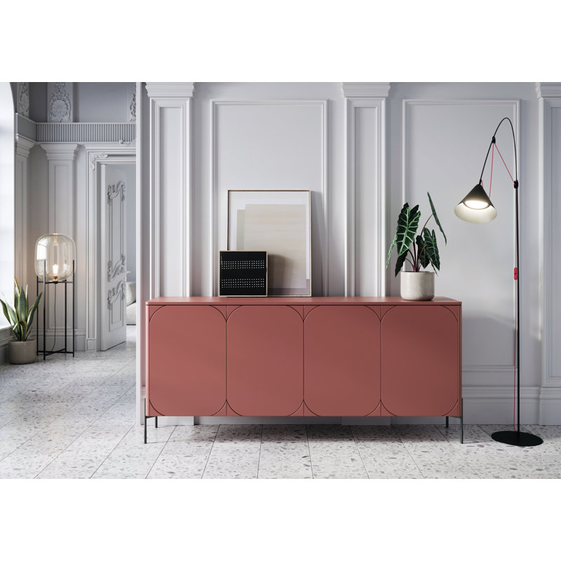Mehran 204cm Sideboard, Burgundy