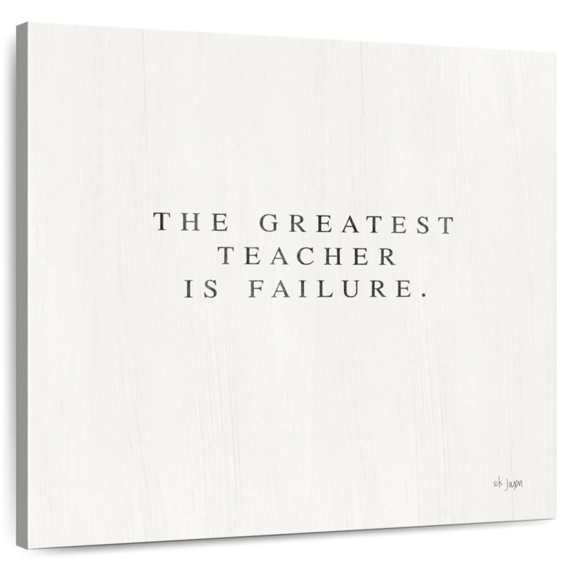 Tergel Greatest Teacher Is Failure