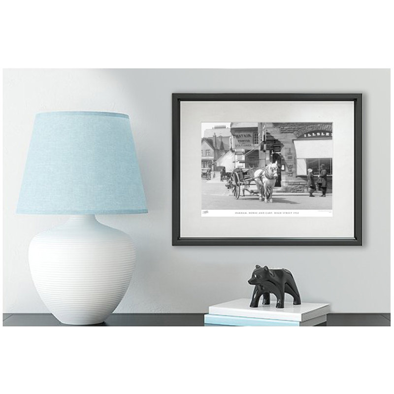Oakham, High Street 1932 - Single Picture Frame Print, 48.4cm H x 63.6cm W x 2.3cm D