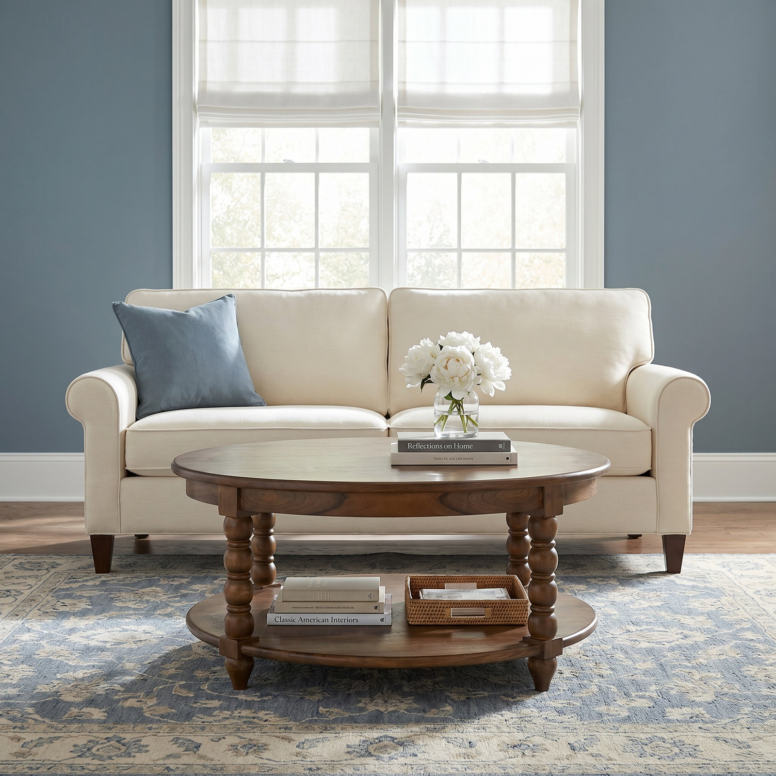 Isabel Acacia Coffee Table, Walnut