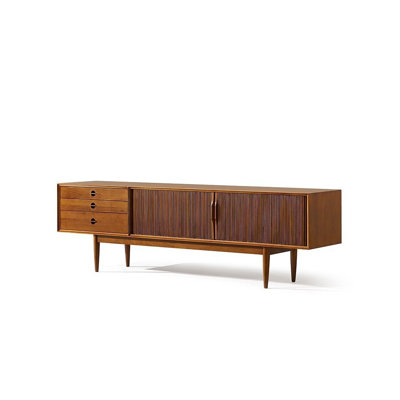 Meuble télé simple en bois massif