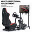 Anman G920 Sim Racing Cockpit avec siège et meuble télé compatible Logitech Thrustmaster, ne comprend pas le volant, les roues et les pédales, ni le frein à main Shifter