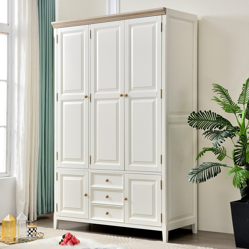 Modern Simple Cream-style Wardrobe