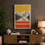 Mountains and Geometry Modern - Wrapped Canvas-695792751-695792746