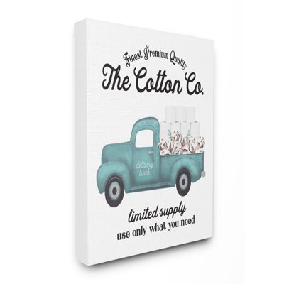 " Toilet Paper Family Bathroom Sign Premium Cotton Truck " by Ziwei Li