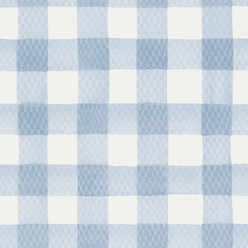 Cath Kidston Painted Gingham Blue, Blue