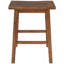 Tabourets de cuisine en bois à hauteur de comptoir 2 pièces Farmhouse Rustic
