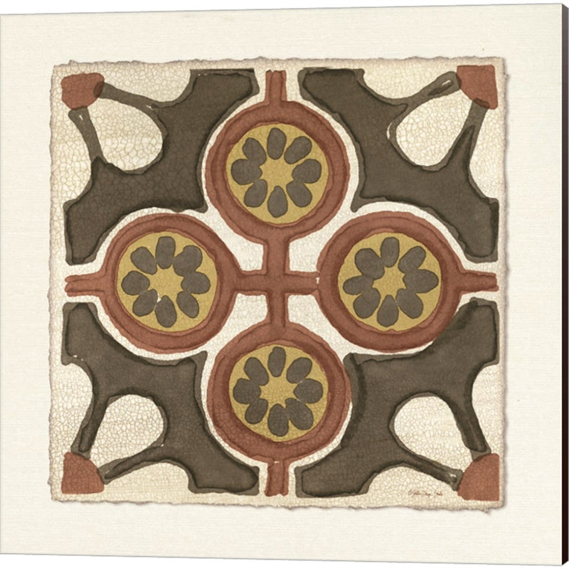 Motif de tuiles marocaines par Stellar Design Studio, art sur toile (ensemble de 3)
