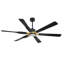 Ventilateur de plafond d'intérieur à 6 pales 68 "/ 78" avec télécommande et éclairage -1346581182-1346581180