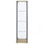 Vitrine 3 tablettes en verre transparent