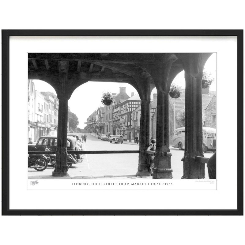 Ledbury, High Street From Market House C1955 by Francis Frith - Single Picture Frame Print, 28cm H x 36cm W x 2.3cm D