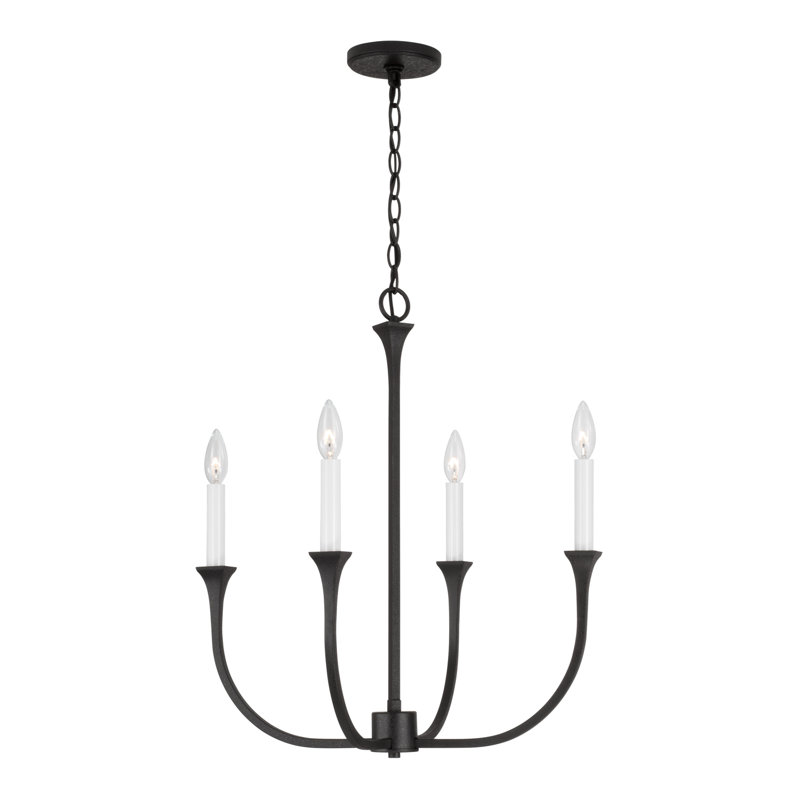 Lustre classique / traditionnel à 4 lumières à intensité variable Decklan