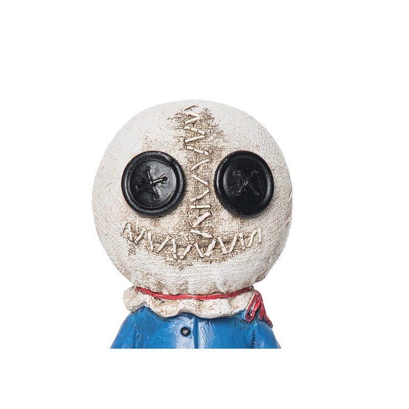 Figurine d'Halloween enfant avec tête de squelette