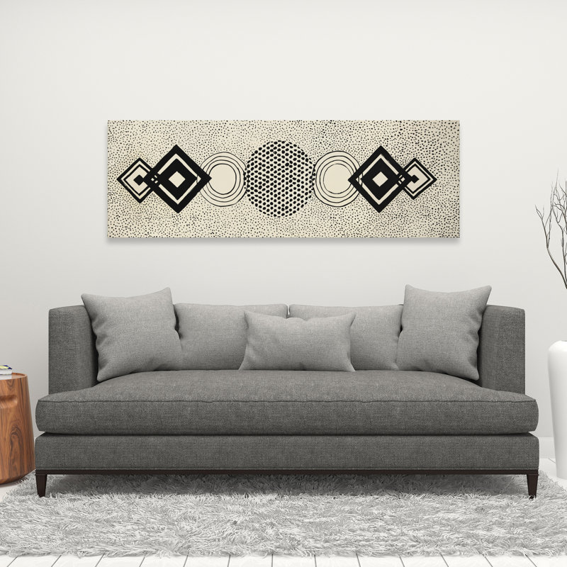 Formes pointillées - Motifs de toile pour une décoration intérieure élégante