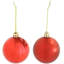 50pc Red/Green/Gold Plastic Christmas Ornament Balls