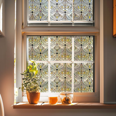 Ironwork Design Glass Accent Window Film