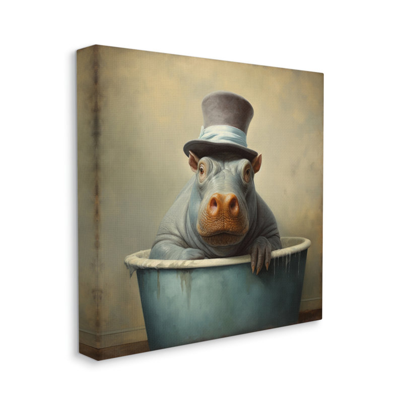 Baignoire hippopotame rustique par Lazar Studio, H 36 po x l 36 po x P 1,5 po