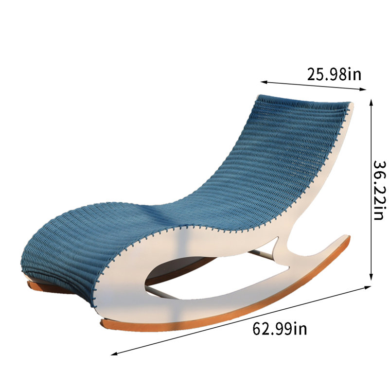 Chaise longue d'extérieur Pool Beach Villa Patio Ratta